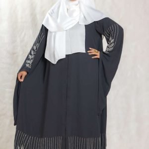 Heavy Jardosi work Kimono abaya